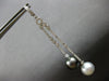 LARGE 1.07CT DIAMOND AAA TAHITIAN & AAA SOUTH SEA PEARL 18KT WHITE GOLD EARRINGS