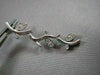 ANTIQUE .40CT DIAMOND LEAF 14KT W GOLD DROP HANGING EARRINGS ONE OF A KIND!!!!