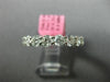 ESTATE 3.25CT ROUND CUT DIAMOND 18K WHITE GOLD ETERNITY WEDDING ANNIVERSARY RING