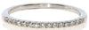 .16CT DIAMOND 18K WHITE GOLD 3D CLASSIC ROUND 2MM SEMI ETERNITY ANNIVERSARY RING