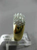 ESTATE WIDE 1.85CT DIAMOND 14KT WHITE & YELLOW GOLD 3D PAVE ANNIVERSARY RING 300