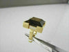 ANTIQUE WIDE 14CTW SMOKY TOPAZ DIAMOND 14K Y GOLD RING