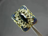 ESTATE .9CT DIAMOND & AAA SAPPHIRE 14K YELLOW GOLD INTERCHANGEABLE RING BRACELET