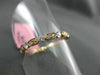 ESTATE .58CT DIAMOND 18KT ROSE GOLD ETERNITY FILIGREE MILGRAIN ANNIVERSARY RING