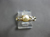 .04CT DIAMOND & AAA SOUTH SEA PEARL 14K 2 TONE GOLD CLASSIC INFINITY RING #28053