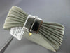 ESTATE WIDE .62CT DIAMOND 18K GOLD & STAINLESS STEEL FLOWER MESH BANGLE BRACELET