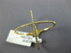 ESTATE .14CT DIAMOND 18KT YELLOW GOLD 3D CLASSIC X LOVE FUN RING