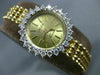 ESTATE GENEVE .72CT DIAMOND 14KT WHITE & YELLOW GOLD 3D ROUND LADIES WATCH #7472