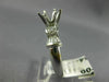 ESTATE .54CT DIAMOND 18KT WHITE GOLD 3D ROUND SEMI MOUNT ENGAGEMENT RING #16781