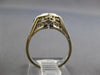 ANTIQUE ART DECO .28CT OLD MINE DIAMOND & AAA SAPPHIRE 18K WHITE GOLD RING 27192