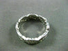 ESTATE .50CT DIAMOND 18KT WHITE GOLD 3D ETERNITY WEDDING ANNIVERSARY RING #6355