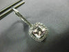 1.84CT AAA WHITE SAPPHIRE & MORGANITE 14KT WHITE GOLD LEVERBACK HANGING EARRINGS