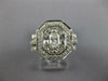 1.75CT DIAMOND 14KT WHITE GOLD ROUND & BAGUETTE ENGAGEMENT/ANNIVERSARY RING SET