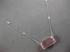 LARGE 15.67CT DIAMOND & AAA KUNZITE 18KT WHITE & ROSE GOLD BY THE YARD NECKLACE