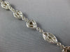 WIDE & LONG 7.7CT MULTI COLOR DIAMOND 18K WHITE GOLD MULTI SHAPE TENNIS BRACELET