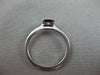 ESTATE .20CT DIAMOND 18KT WHITE GOLD CLASSIC PRINCESS BEZEL PROMISE SQUARE RING