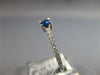 .61CT DIAMOND & AAA SAPPHIRE 18K WHITE GOLD 3D OVAL & ROUND FRIENDSHIP LOVE RING
