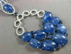ANTIQUE MASSIVE 29.40CT DIAMOND & MULTI GEM 14KT WHITE GOLD HANGING PENDANT