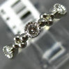 ESTATE .26CT DIAMOND 14K YELLOW GOLD 3D FLOWER FILIGREE WEDDING ANNIVERSARY RING