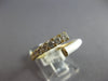 .43CT DIAMOND & WHITE ENAMEL 14K YELLOW GOLD GRADUATING JOURNEY CRISS CROSS RING