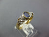 .48CT DIAMOND & AAA TANZANITE 14KT YELLOW GOLD 3D OVAL DOUBLE HEART PROMISE RING