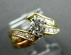 ESTATE .97CT DIAMOND 14K YELLOW GOLD WEDDING & ENGAGEMENT RING STUNNING!! #246