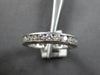 ESTATE 1.60CT DIAMOND 14K WHITE GOLD ROUND CHANNEL ETERNITY 3MM ANNIVERSARY RING