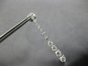 EXTRA LARGE 3.53CT DIAMOND 14KT WHITE GOLD 3D GRADUATING JOURNEY EARRINGS 28178