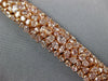 LARGE & LONG 21.40CT PINK DIAMOND 18K ROSE GOLD MULTI SHAPE LOVE TENNIS BRACELET