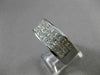 ESTATE LARGE 5.04CT PRINCESS CUT DIAMOND 18K WHITE GOLD ANNIVERSARY RING #20596