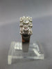 1.20CT DIAMOND 14K WHITE GOLD ROUND PRINCESS & BAGUETTE CLASSIC ANNIVERSARY RING