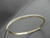 ESTATE 1.71CT DIAMOND 14KT ROSE GOLD 3mm CLASSIC THREE ROW PAVE BANGLE F/G VS