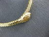 ESTATE LARGE 14KT YELLOW GOLD 3D CLASSIC SNAKE FLEXIBLE NECKLACE