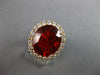 LARGE 6.29CT DIAMOND & AAA FIRE OPAL 14KT YELLOW GOLD INFINITY ENGAGEMENT RING