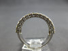 LARGE 2.10CT DIAMOND 14KT WHITE GOLD 3D SEMI ETERNITY WEDDING ANNIVERSARY RING
