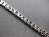 ESTATE LARGE 8.30CT DIAMOND 14KT WHITE GOLD 3D CLASSIC ROUND 5MM TENNIS BRACELET