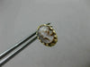 ANTIQUE 14KT YELLOW GOLD 3D HANDCRAFTED LADY CAMEO OVAL STUD EARRINGS #25295