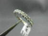 ESTATE .74CT DIAMOND 14KT WHITE GOLD 3D SEMI ETERNITY 13 STONE ANNIVERSARY RING