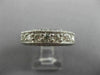 LARGE 3.20CT DIAMOND 14KT WHITE GOLD MILGRAIN ETERNITY WEDDING ANNIVERSARY RING