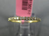 ESTATE .43CT DIAMOND 18KT YELLOW GOLD CLASSIC ETERNITY WEDDING ANNIVERSARY RING