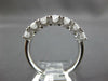 WIDE 2.04CT DIAMOND 18K WHITE GOLD OVAL & ROUND 7 STONE WEDDING ANNIVERSARY RING