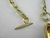 ANTIQUE 18KT DIAMOND & CITRINE DESIGNER DROP NECKLACE