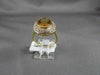 ANTIQUE LARGE 2.96CTW CITRINE DIAMOND 14KT Y GOLD RING