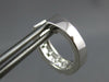 WIDE 1.3CT DIAMOND 18K WHITE GOLD ROUND & BAGUETTE HOOP HUGGIE HANGING EARRINGS