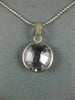 ESTATE 3.60CT AAA PINK AMETHYST 14KT WHITE GOLD 3D ROUND CLASSIC BEZEL PENDANT