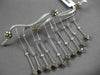 EXTRA LARGE 4.51CT WHITE & CHOCOLATE FANCY DIAMOND 18KT WHITE GOLD FLOWER BROOCH