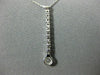 ESTATE .60CT DIAMOND 14KT WHITE GOLD 3D SOLITAIRE JOURNEY FLOATING PENDANT