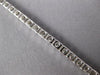 ESTATE 3.02CT DIAMOND 18KT WHITE GOLD 3D CLASSIC ROUND 3MM LOVE TENNIS BRACELET