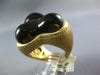 ESTATE EXTRA LARGE 18.53CT DIAMOND & AAA SMOKEY TOPAZ 14KT YELLOW GOLD FUN RING