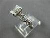 ESTATE EGL 2.24CT EMERALD CUT DIAMOND 18K W GOLD ENGAGEMENT RING I VS2 7X5 21171